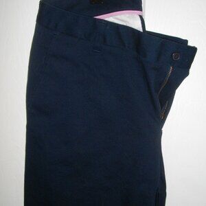 Lands End women's Navy size 13 work pants; 1/4 back pocket